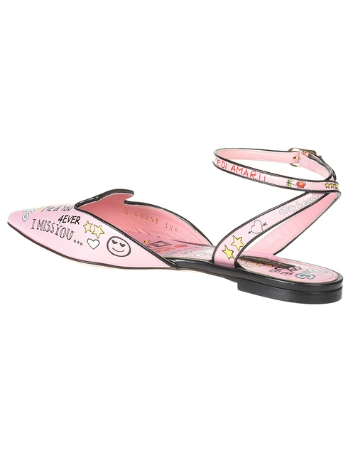 женские розовые Босоножки Dolce & Gabbana 0251-946-52_pink - фото-2