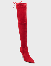 Ботфорти Stuart Weitzman, червоні