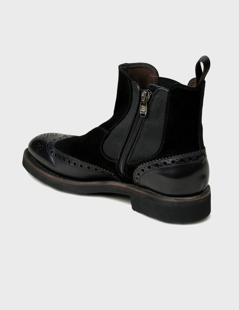 мужские черные Ботинки Barrett Brt-162U0194-black - фото-2