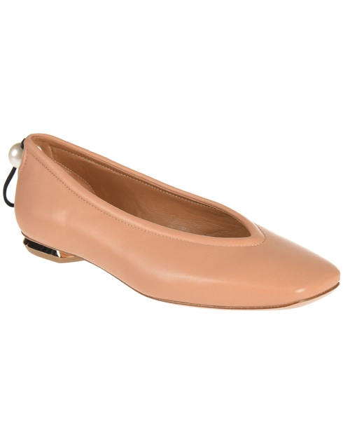 бежевые Балетки Nicholas Kirkwood 901А66NL13-P81_beige