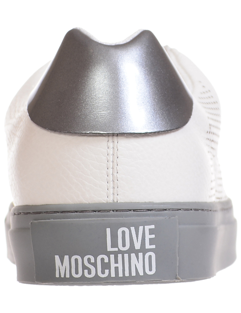белые Кеды Love Moschino 75081-silver
