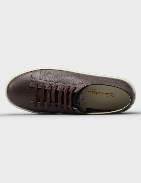 коричневые мужские Кеды Santoni 21571_brown 31827 грн