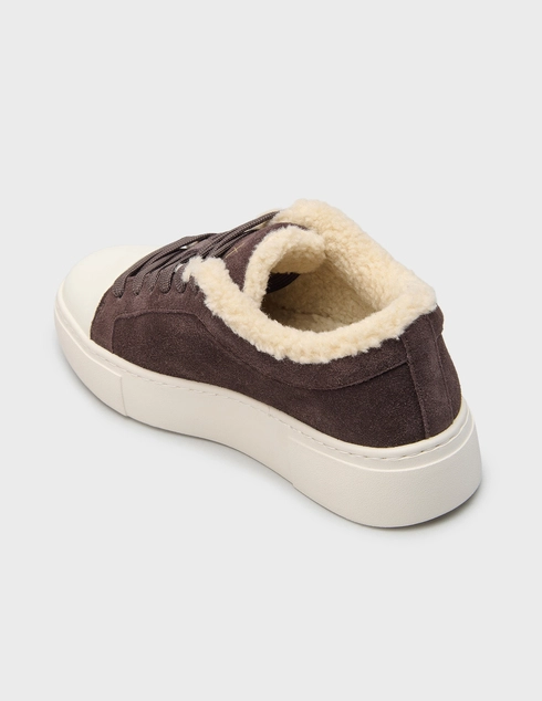 женские коричневые Кеды Armani Exchange XW003067AF27450-U6032 - фото-2