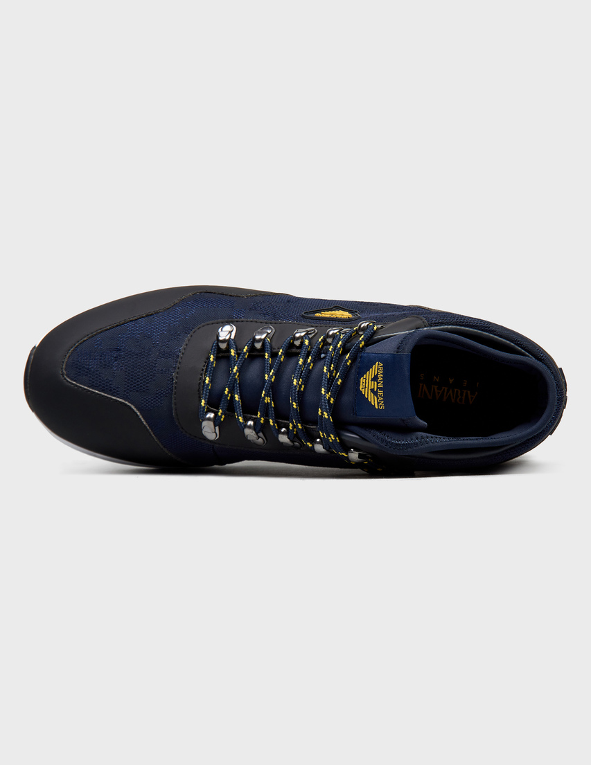 синие мужские Ботинки Armani Jeans 935125-Blue 10493 грн