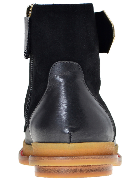 черные Ботинки Pollini 3010_black
