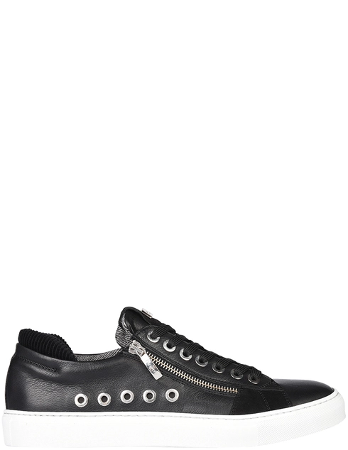 мужские черные Кеды 4US Cesare Paciotti AGR-682-black - фото-2