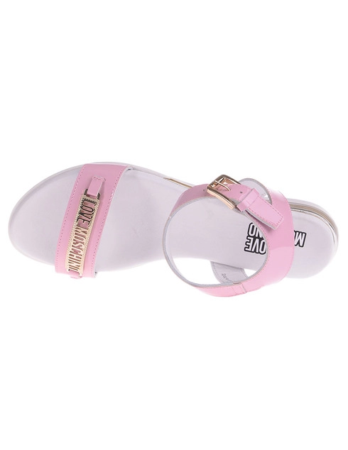 женские розовые  Сандалии Love Moschino AGR-16212_pink - фото-5