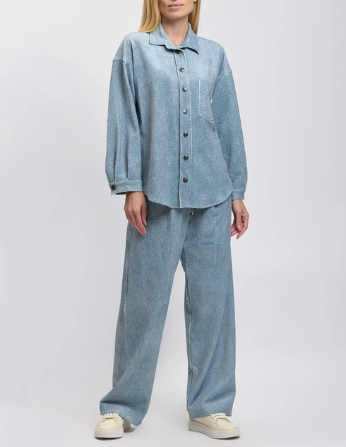 8PM Petunia-Philomena-velv-flanel-Blu_blue фото-1