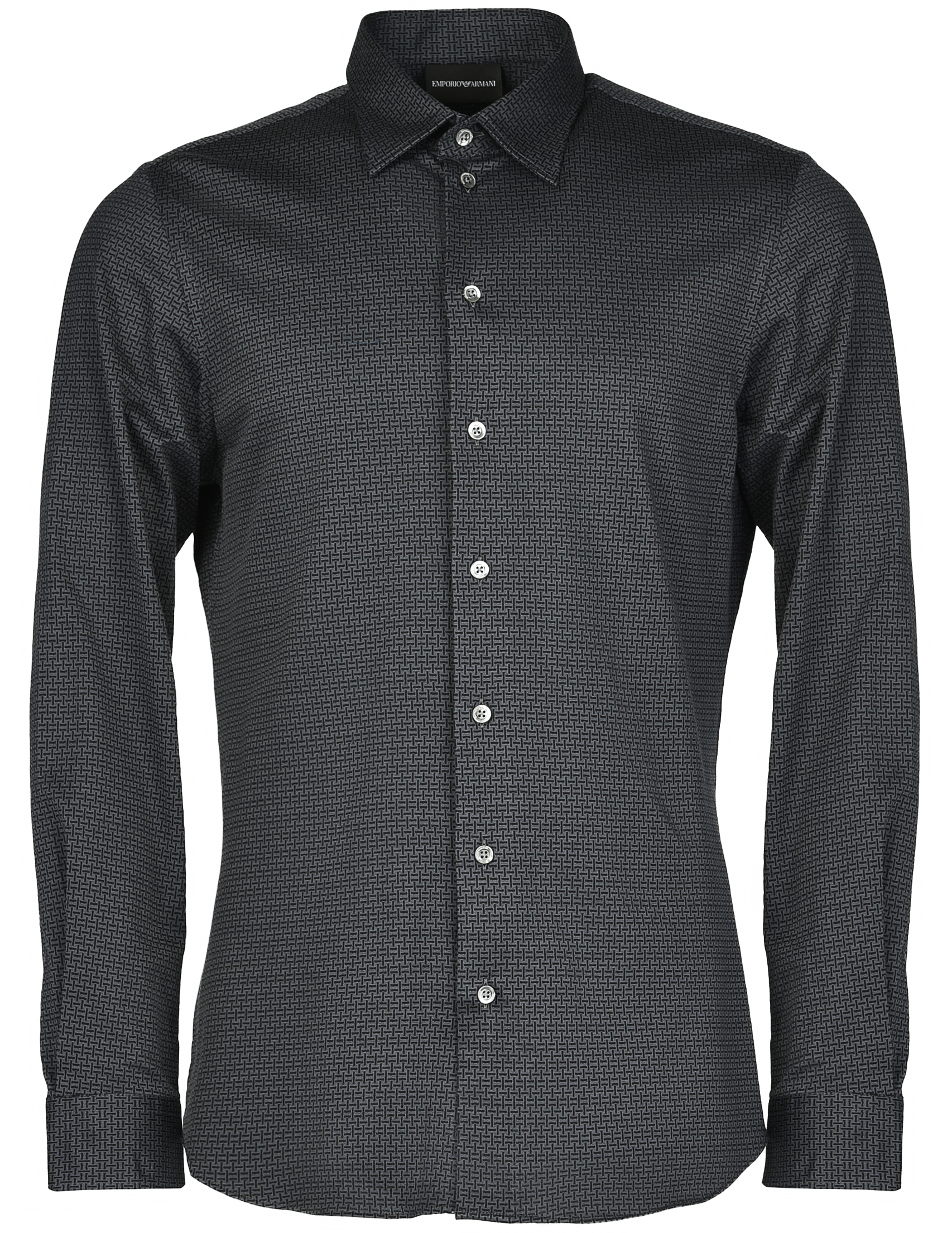 Мужская рубашка EMPORIO ARMANI 11SSOL-114FO_gray