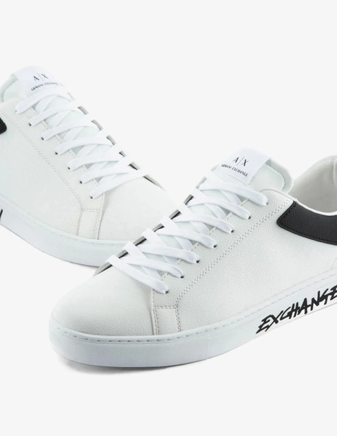 белые мужские Кеды Armani Exchange ms142_white 6451 грн