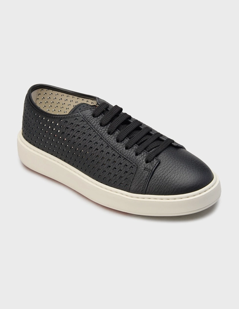 черные Кеды Santoni 21978-black