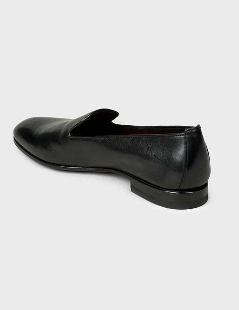 женские черные Лоферы Santoni WUSM57620BI3SLGAN01-black - фото-2