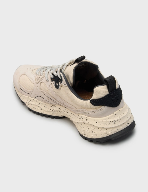 женские бежевые Кроссовки Flower Mountain 9505-cotton_beige - фото-2