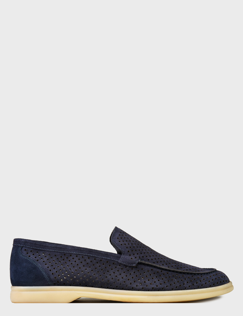 мужские синие замшевые Туфли Giulio Moretti 10675-blu_blue - фото-5