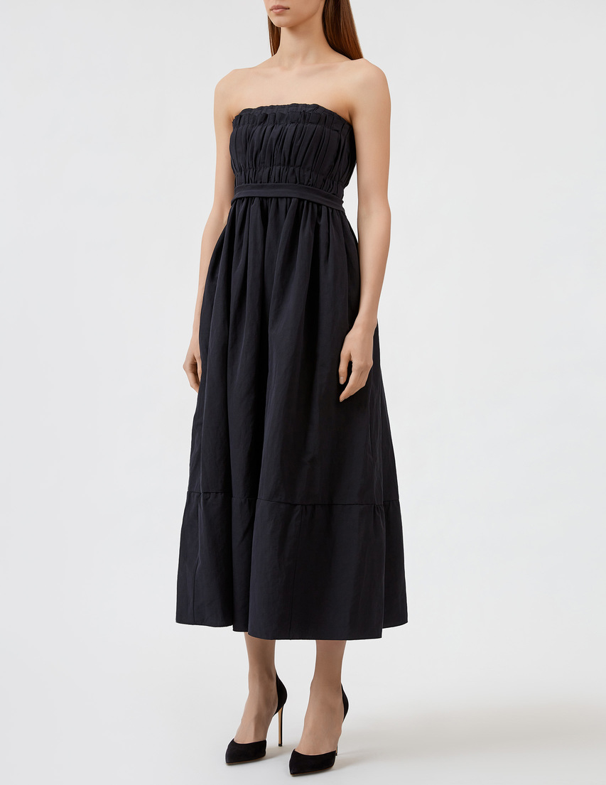 Brock Collection SS21-BRPS50011A-BS005-midi-black фото-2