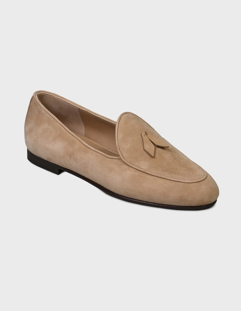 бежевые Лоферы Ludovica Mascheroni 302_beige
