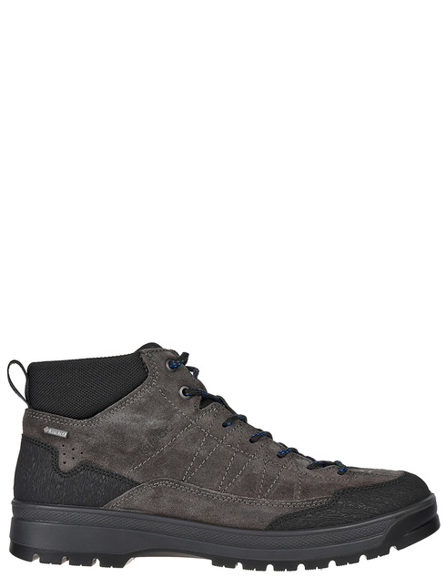 мужские серые замшевые Ботинки Igi&Co 4123900-black - фото-5