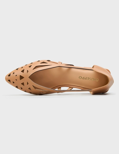 коричневые женские Балетки Gioseppo 78218_brown 6990 грн
