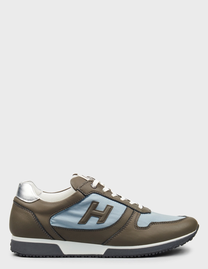 Кросівки Hogan H198SLASH_brown_220483 (Темно коричневий) в
