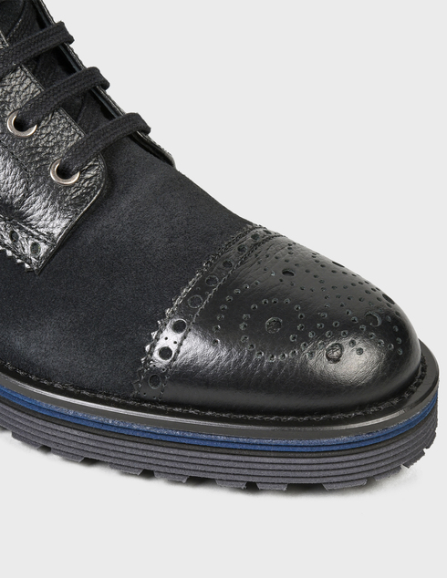 мужские черные Ботинки Pertini 192M32010D1 - фото-7