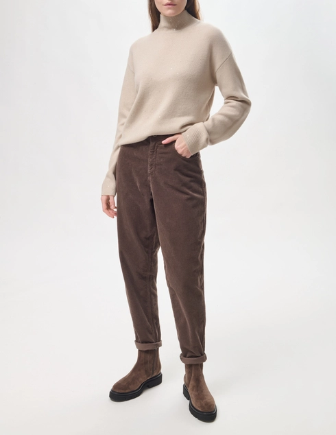 Kaos KT021-wool-paet-light-grey_beige фото-2
