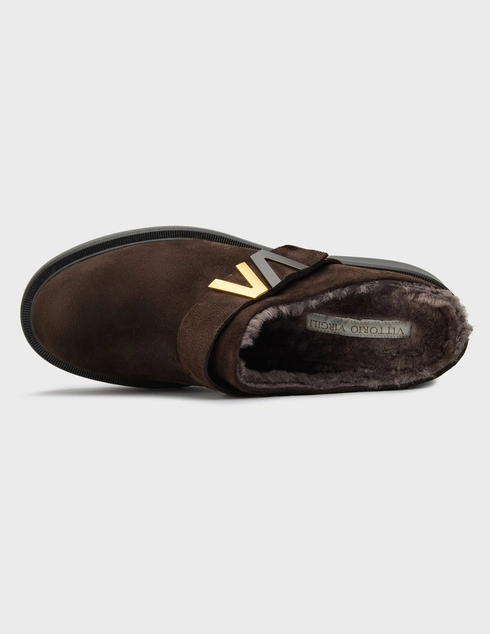 коричневые женские Шлепанцы Vittorio Virgili 6175-NB-brown 20666 грн