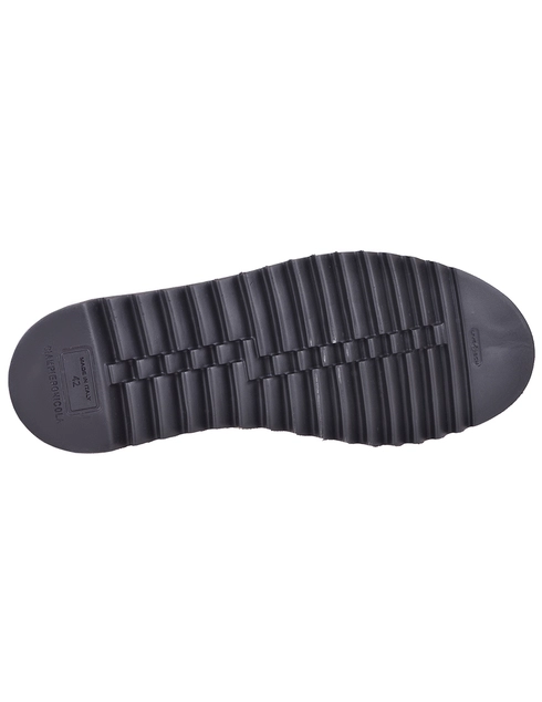 мужские черные кожаные Кеды Giampiero Nicola 16641_black - фото-5