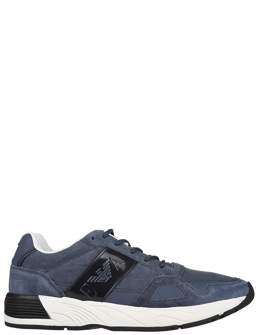 Мужские кроссовки Emporio Armani AGR-4220_blue