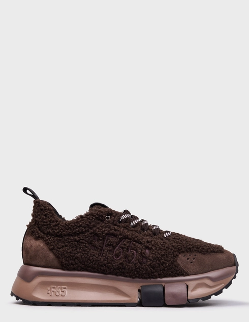 женские коричневые текстильные Кроссовки Fabi F65 AGR-FD9061x_brown - фото-5