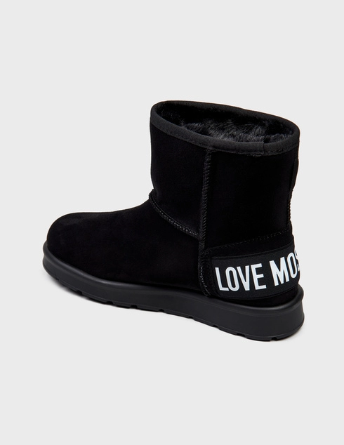 женские черные Угги Love Moschino 24423_black - фото-2