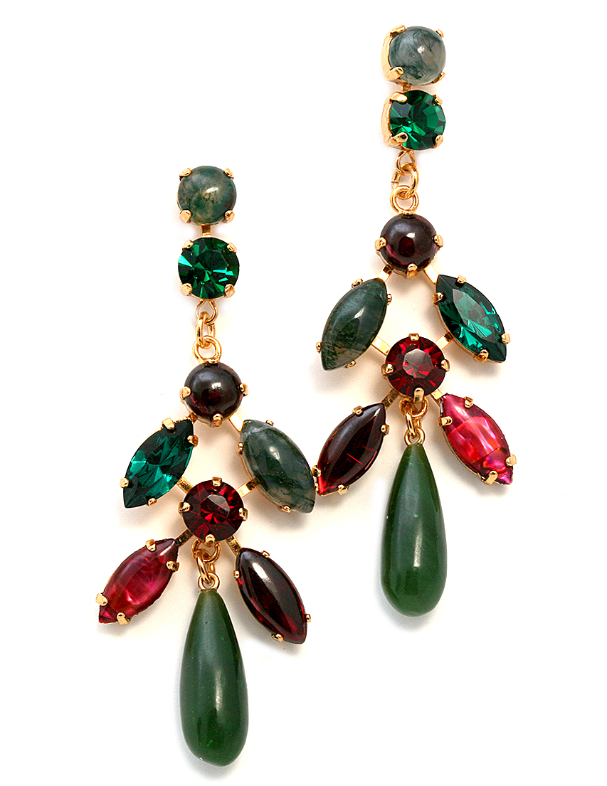 

Серьги, Многоцветный