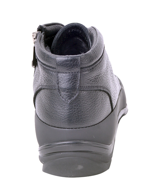 мужские черные Ботинки Zenux 47002-Мblack - фото-2