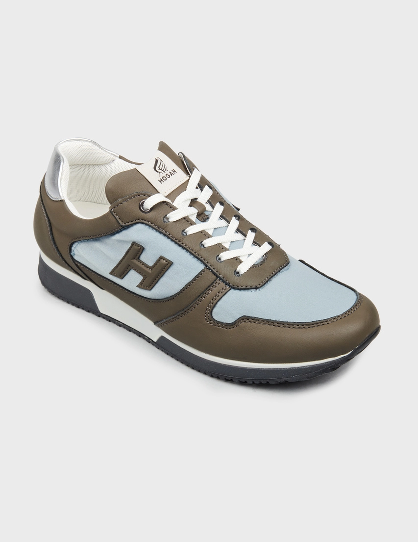 Кросівки Hogan H198SLASH_brown_220483 (Темно коричневий) в