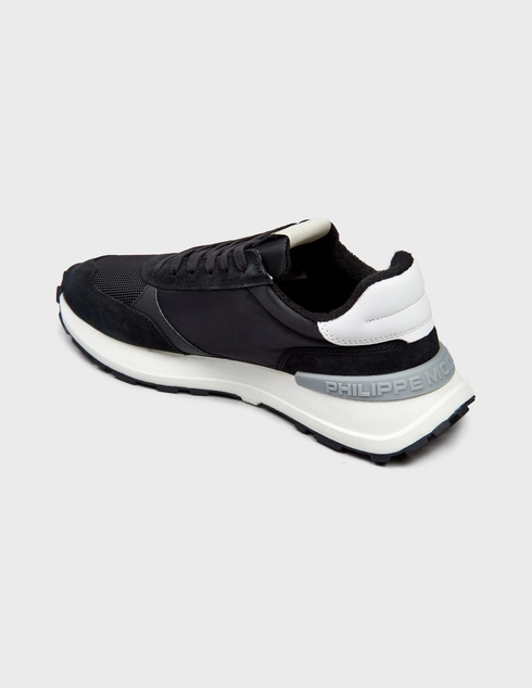 мужские черные Кроссовки Philippe Model ATLU-ANTIBES-W001_black - фото-2