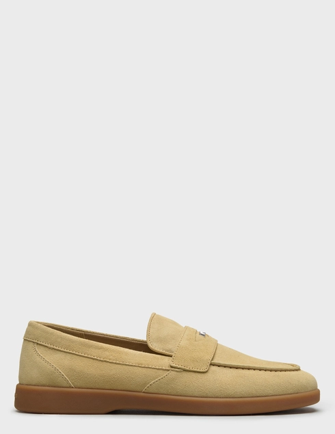 мужские бежевые замшевые Лоферы Michael Kors 42S6HUFSISI_beige - фото-5