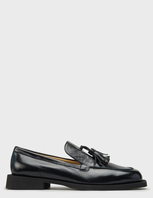 женские черные лакированные Лоферы Brunate 10777_black - фото-5