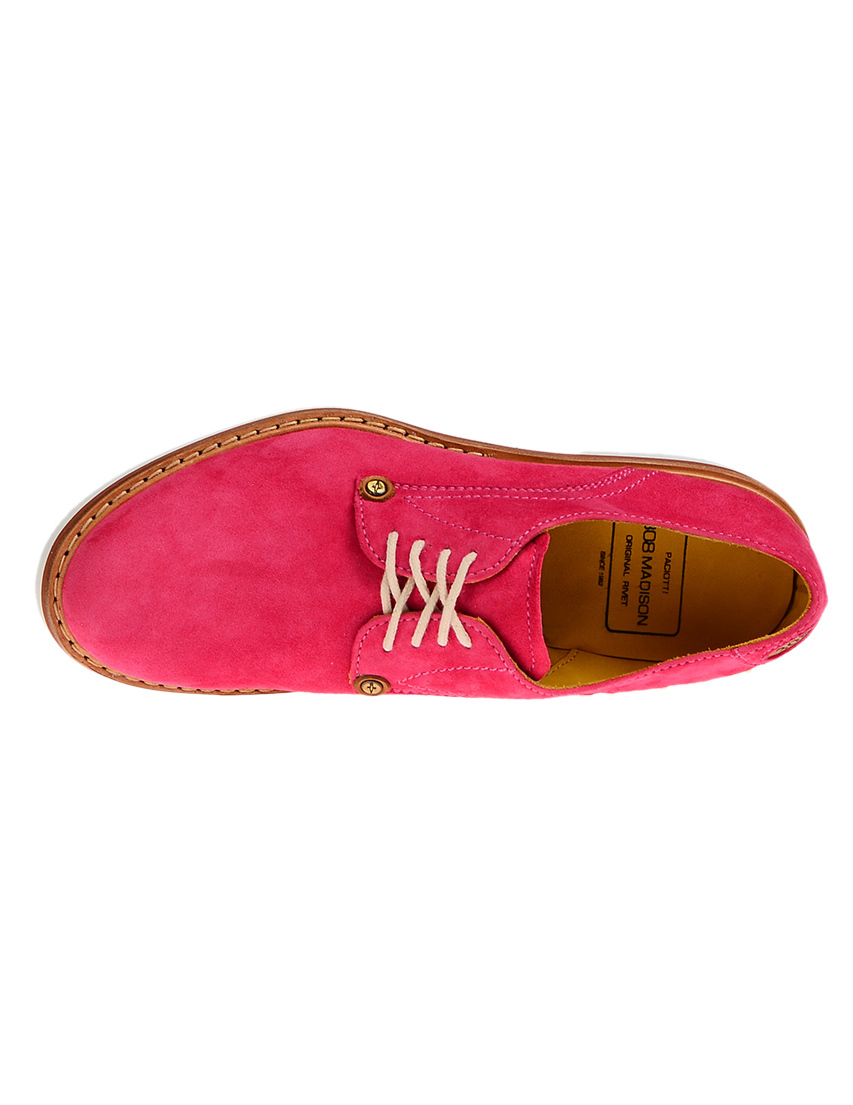 розовые Дерби Cesare Paciotti 80308_pink размер - 40