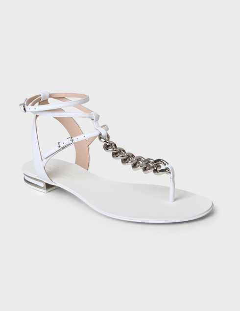 белые Сандалии Casadei AGR-170-white