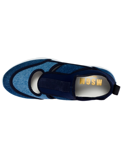 синие Кроссовки MSGM 15009_blue размер - 37