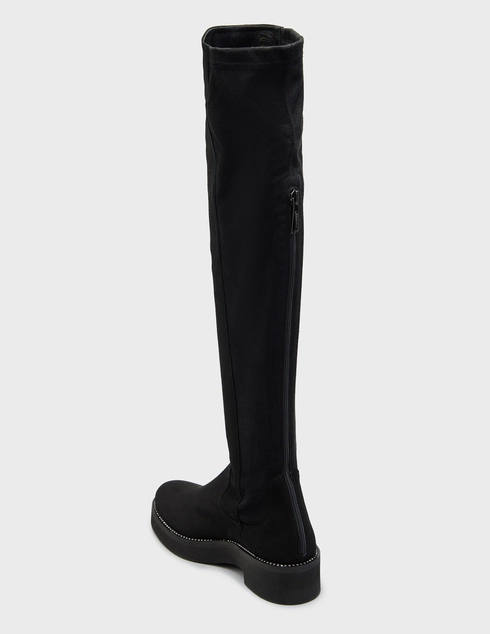 женские черные Ботфорты Baldinini 819630_black - фото-2