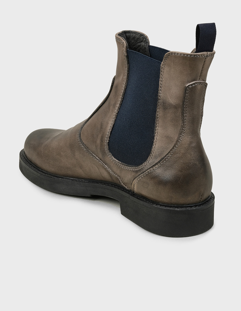 мужские коричневые Ботинки Sartoria Italiana SI-0110-gray - фото-2