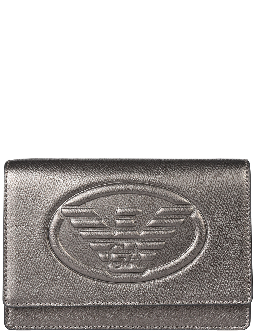 Женская сумка Emporio Armani 086-К-metalic_silver