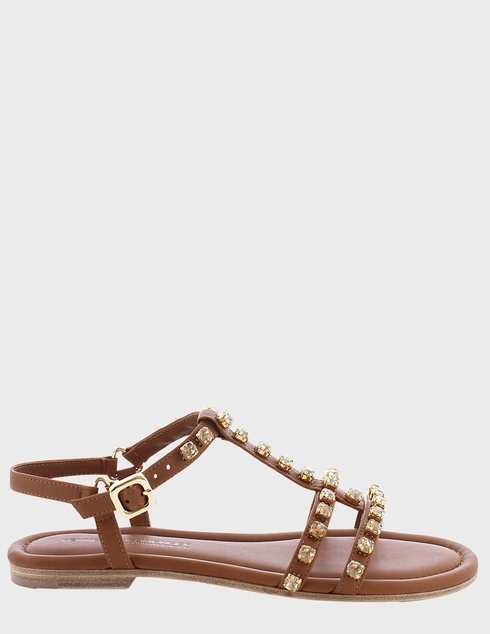 женские коричневые кожаные Сандалии Kennel & Schmenger 134104.0024.2400 - фото-5