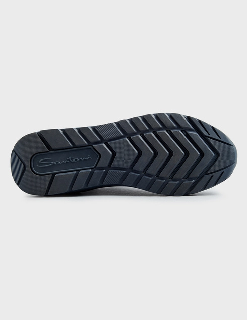 синие Кроссовки Santoni 21601_blue размер - 40; 41; 42; 42.5; 43; 44; 45; 46
