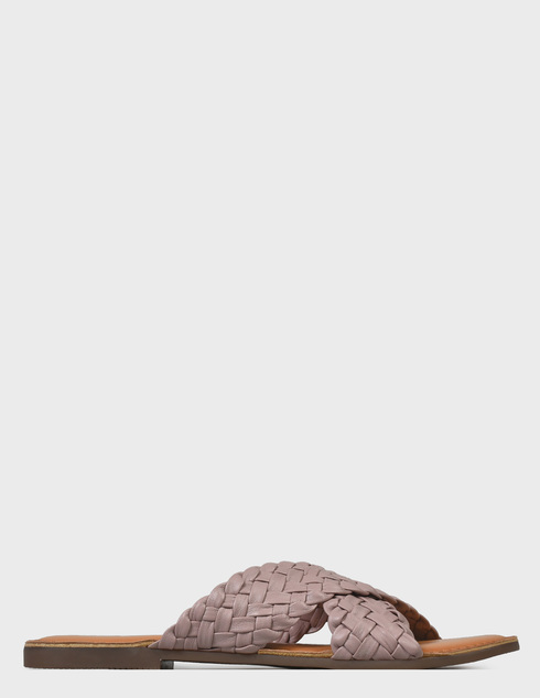 женские бежевые кожаные Шлепанцы Gioseppo 65940-P-malva-beige - фото-5