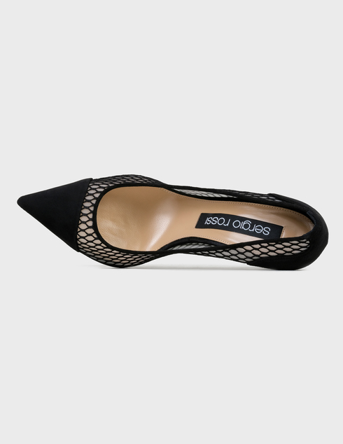 черные женские Туфли Sergio Rossi SA89580-MFI302-1000-110-black 16350 грн