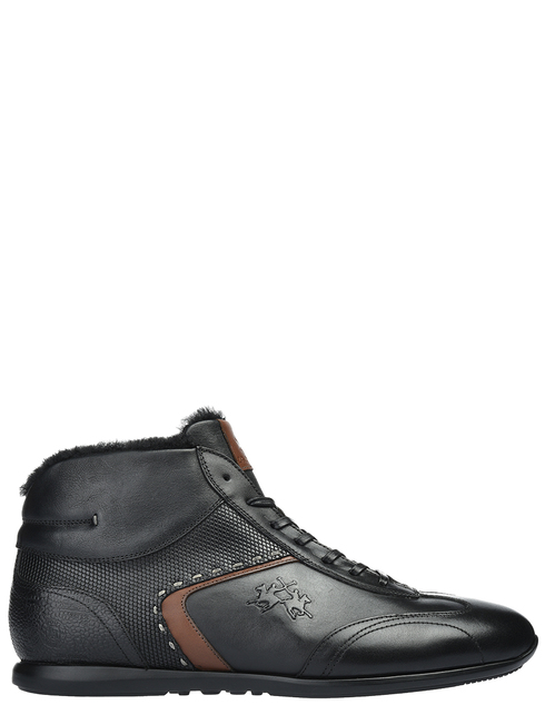 мужские черные Ботинки La Martina N6061_black - фото-2