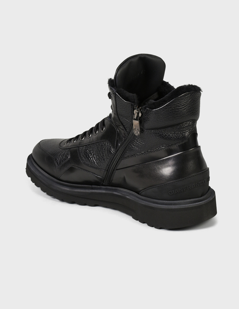 мужские черные Ботинки Gianfranco Butteri 93593-black - фото-2