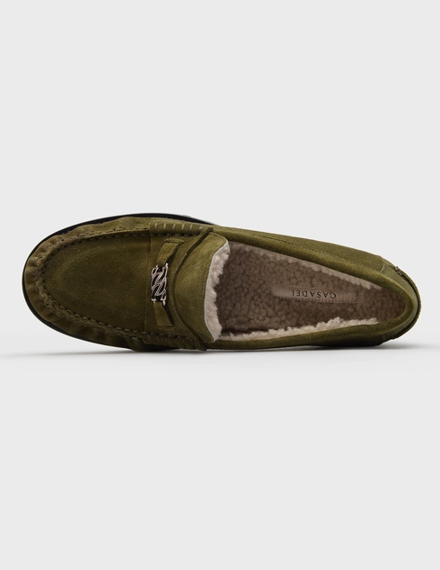 зеленые женские Лоферы Casadei 305-green 32603 грн