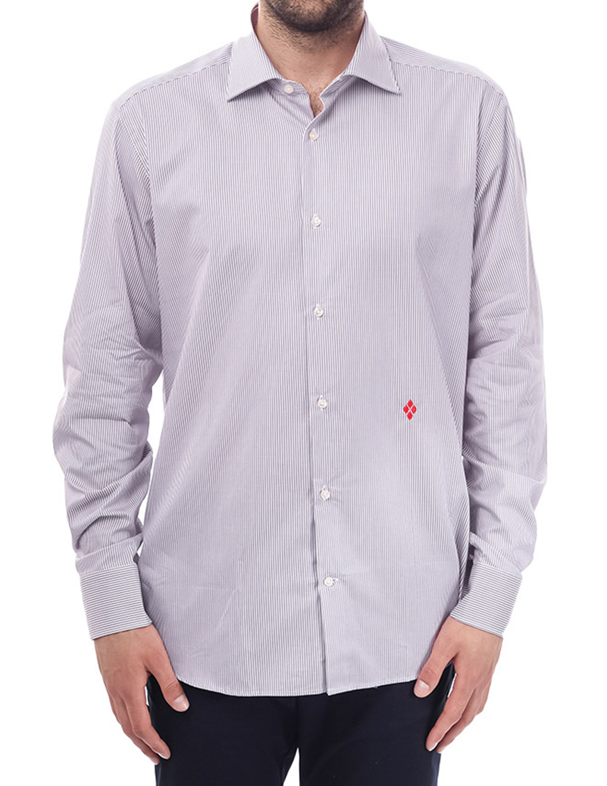 Мужская рубашка BALLANTYNE Р-77_purple